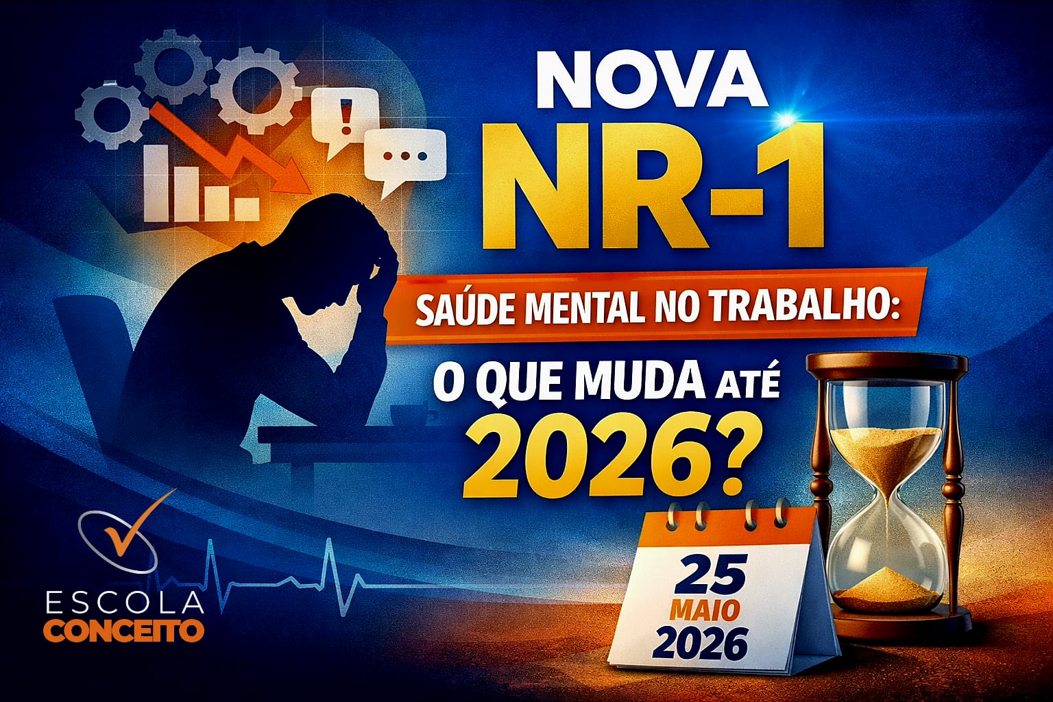 Nova NR-1 muda as regras da saúde mental nas empresas: o que passa a ser exigido a partir de 2026